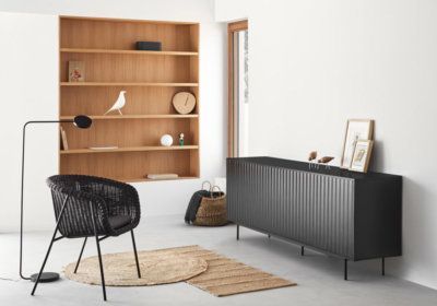 Buffet Bas 4 Portes 3 Tiroirs Teulat Sierra LES BONNES AFFAIRES reunion pas cher