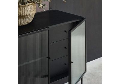 Buffet Bas 3 Portes 3 Tiroirs Teulat Blur LES BONNES AFFAIRES reunion pas cher