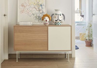 Buffet Bas 1 Porte 3 Tiroirs Teulat Yoko LES BONNES AFFAIRES reunion pas cher