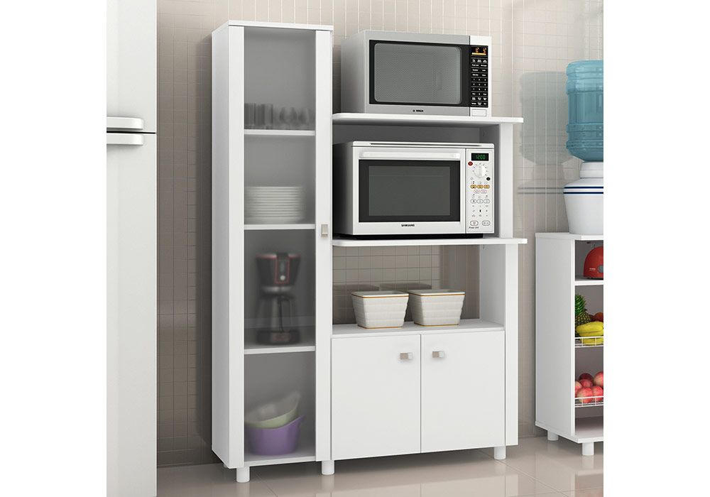 Meuble Haut Micro Ondes - Meuble de cuisine moderne Kit-M