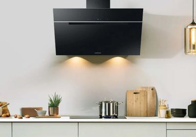 Hotte Murale Inclinée 90cm Samsung (NK36M7070VB/UR) L'Électroménager reunion pas cher