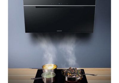 Hotte Murale Inclinée 90cm Samsung (NK36M7070VB/UR) L'Électroménager reunion pas cher