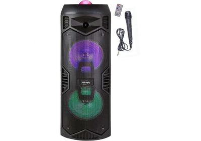 Enceinte Karaoké Lumineuse Bluetooth (KA112BOWL) PROMOS reunion pas cher