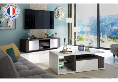 Meuble TV LED (Collection Arolla) Les Meubles de Complément Les meubles qu'on aime ! 2