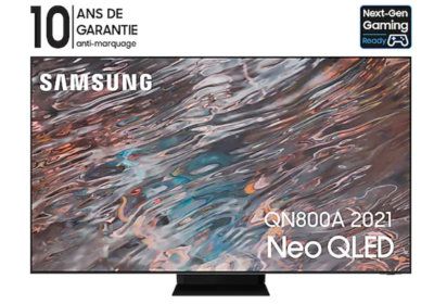 NEO QLED MINI LED 8K HDR 165cm Samsung (QE65QN800A) Les Téléviseurs Les meubles qu'on aime !