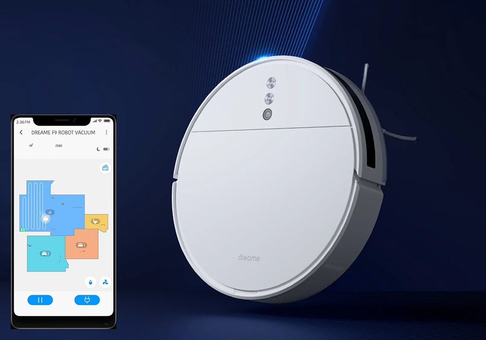 Test du Dreame F9: le nouveau robot aspirateur connecté de Xiaomi à moins  de 200€ ! - Maison et Domotique