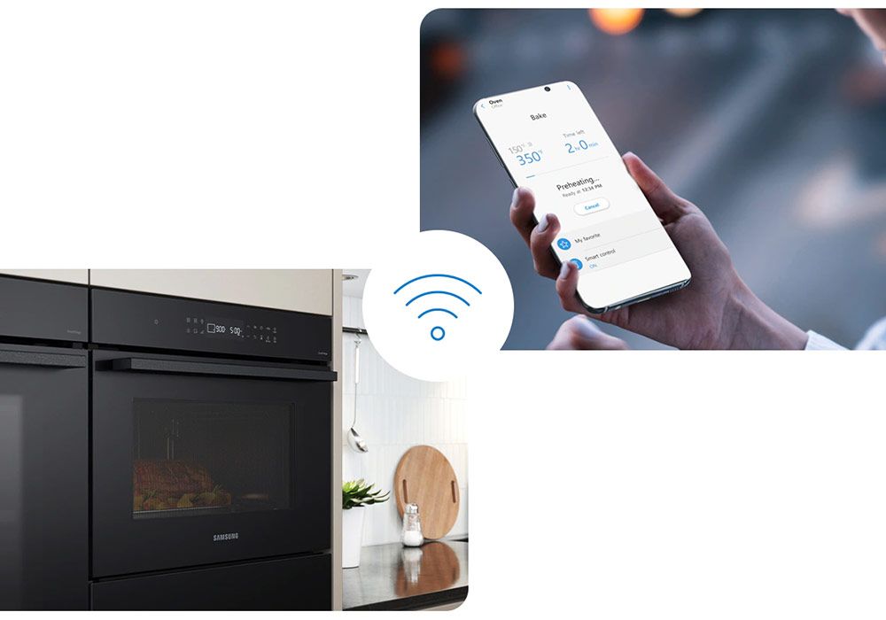 Micro Ondes Solo Encastrable 50L Samsung Steam clean KitM