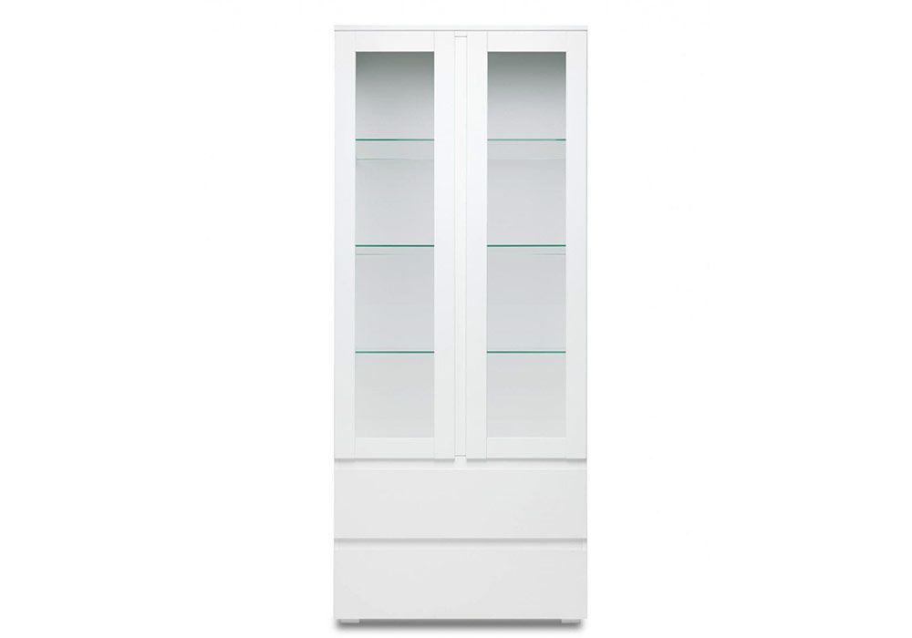 Vitrine 2 Portes 2 Tiroirs Image - Mobilier style moderne - Kit-M