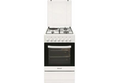 Cuisinière 3 Feux Gaz + 1 Feux Électrique Brandt (KM1555W) L'Électroménager Les meubles qu'on aime !