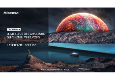 Vidéo Projecteur 100L9G-B12 Laser TV 4K + Écran Anti-Reflet ALR 100″Inclus Hisense ( 100L9G/DLT100-A) Sélection Coupe du Monde reunion pas cher