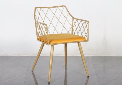 Chaise avec Accoudoirs Gold Les Chaises reunion pas cher