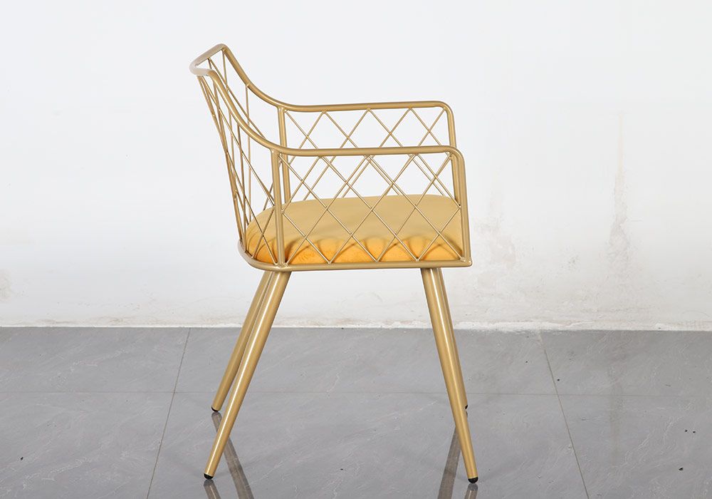 Chaise avec Accoudoirs Gold Les Chaises reunion pas cher