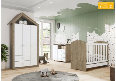 Armoire 3 Portes Casinha Maison Les Chambres d'Enfants Les meubles qu'on aime !