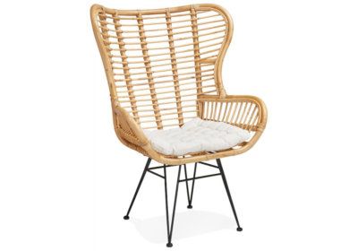 Fauteuil en Rotin Flo Les Jardins & Terrasses reunion pas cher