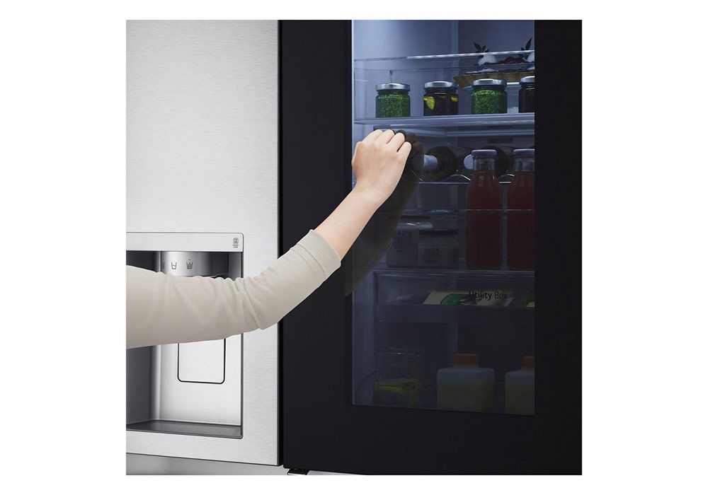 Réfrigérateur Américain LG  Instaview Door-in-Door (GSXV90BSAE) L'Électroménager Les meubles qu'on aime ! 2