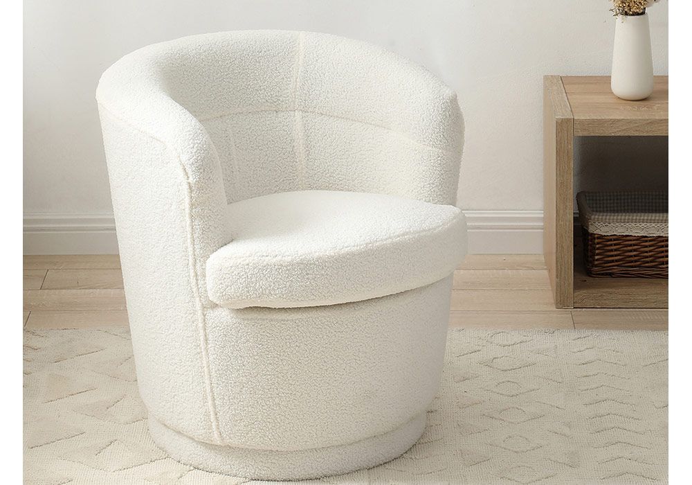 Le fauteuil bouclette, votre meilleur allié pour une ambiance cosy