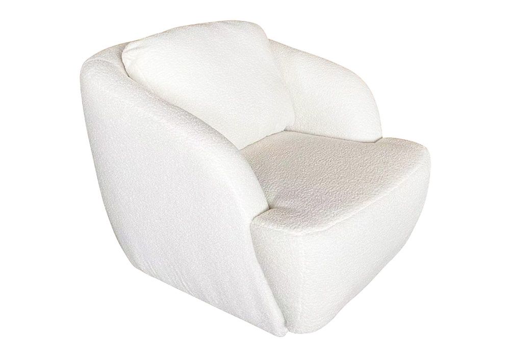Fauteuil Cocooning Bouclette Les Fauteuils, Tabourets & Poufs reunion pas cher