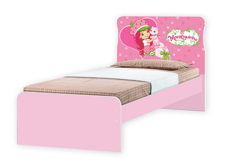 Lit 90x190cm sans Tiroir (Chambre Lara Rose) Les Chambres d'Enfants reunion pas cher