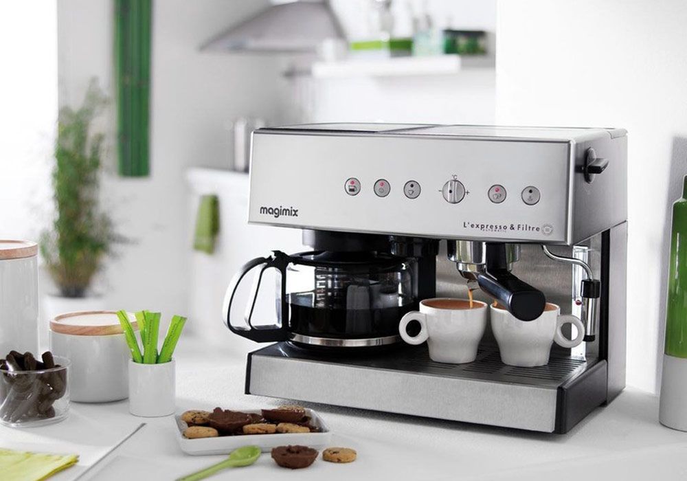 Distributie Relatief Augment Combiné Expresso Cafetière Filtre Automatic Magimix - Kit-M