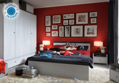 Lit 140x190cm (Collection Porto) Les Chambres à Coucher Les meubles qu'on aime !