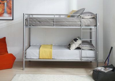 Lit Superposé Métal Twinny Les Chambres d'Enfants reunion pas cher