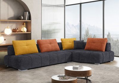 Salon d’Angle Design Modulable PROMOS reunion pas cher