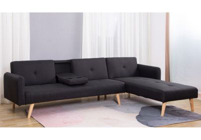 Salon d’Angle Convertible Scandinave Les Angles reunion pas cher
