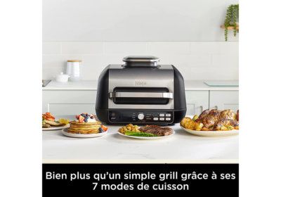 Grill d’Intérieur, Plancha & Friteuse Foodi Max Pro Ninja (AG651EU) La Cuisine reunion pas cher