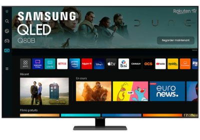LED 4K 189cm Samsung (QE75Q80B) Les Téléviseurs reunion pas cher