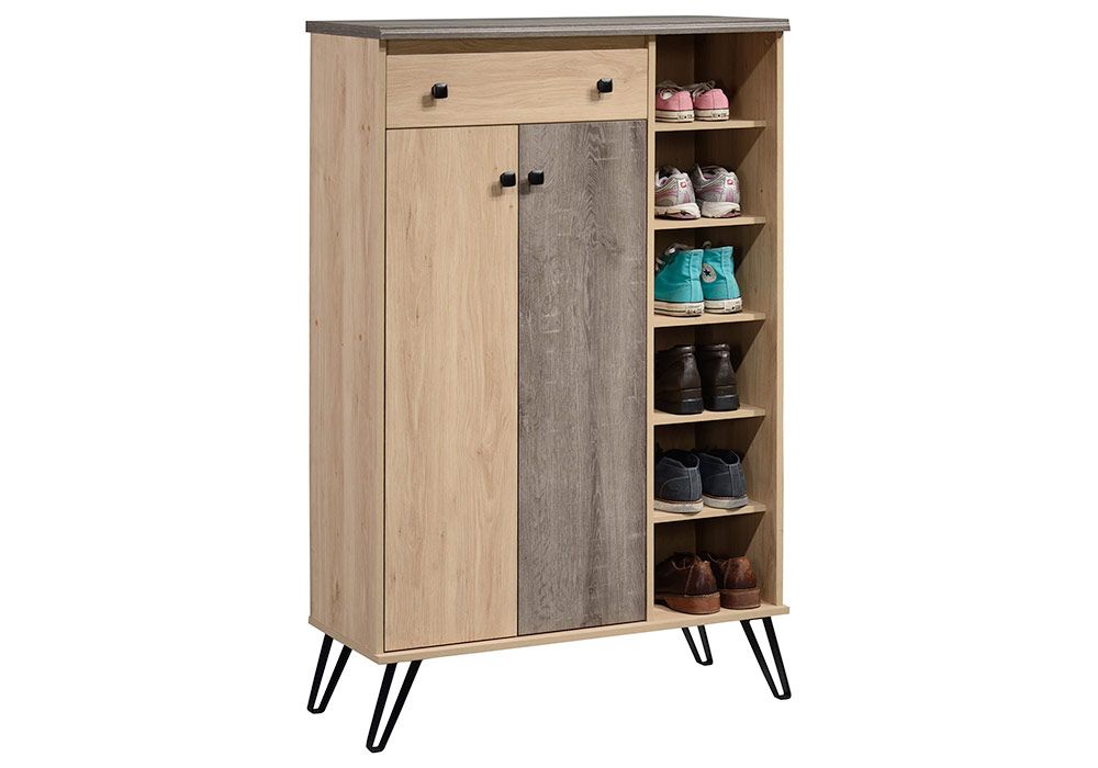 Meuble Chaussures 2 Portes 1 Tiroir (Collection Caria) KitM