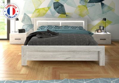 Lit 140x190cm (Collection Neva) Les Chambres à Coucher Les meubles qu'on aime !