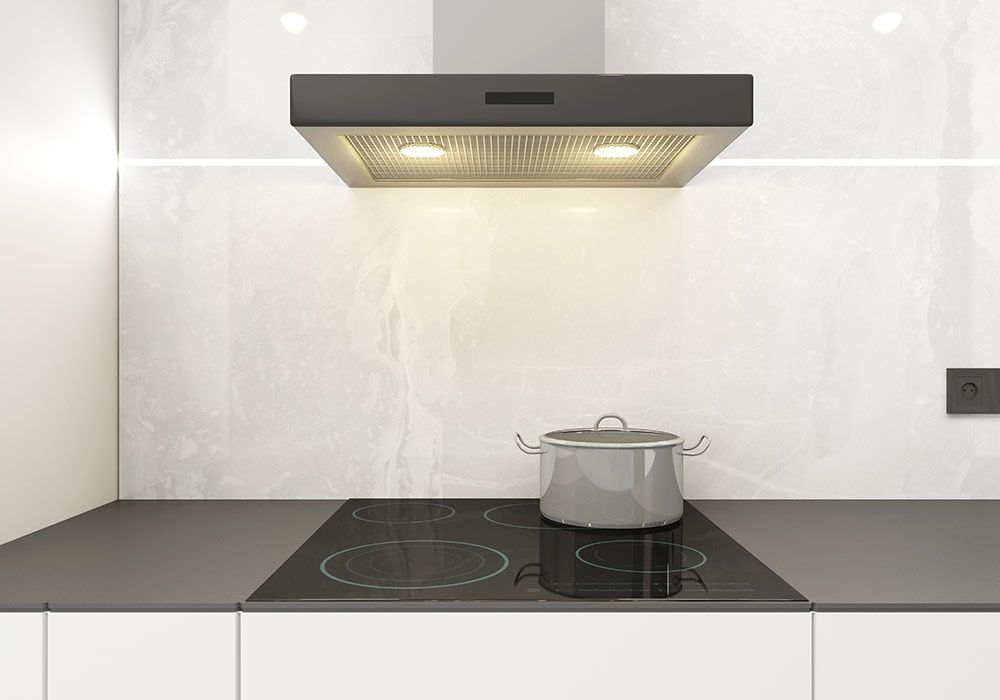closeup-view-kitchen-vent-electric-stove-with-pan