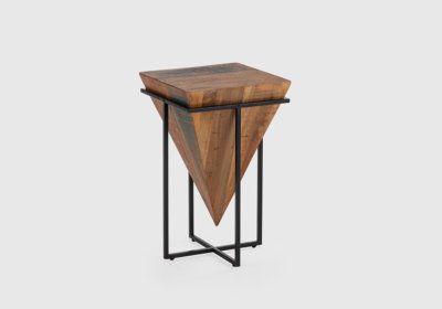 Table de Coin Haute (Collection Avatar) Les Meubles en Bois de Manguier Les meubles qu'on aime !