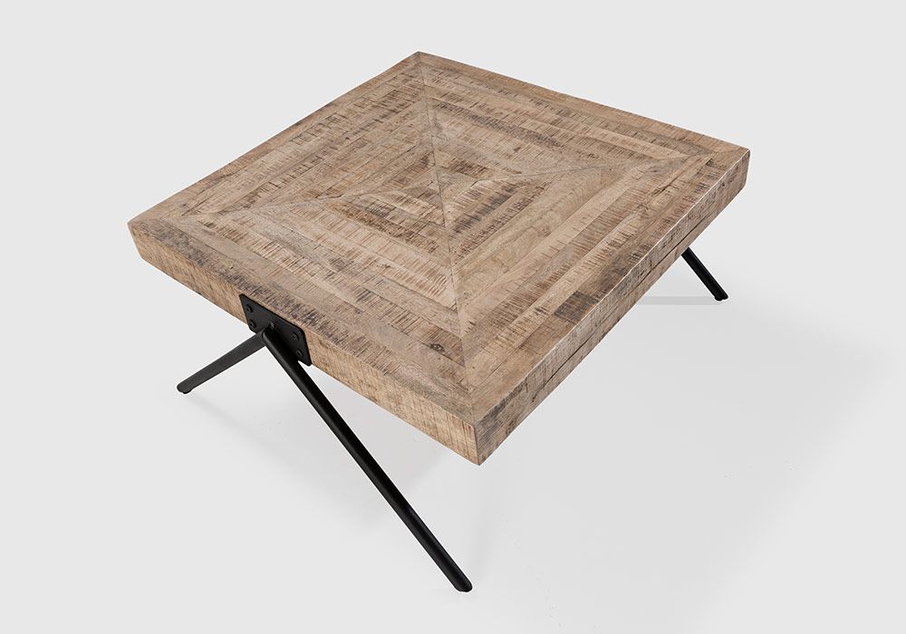 Table de Salon en Bois de Manguier Indra Les Meubles Exotiques reunion pas cher
