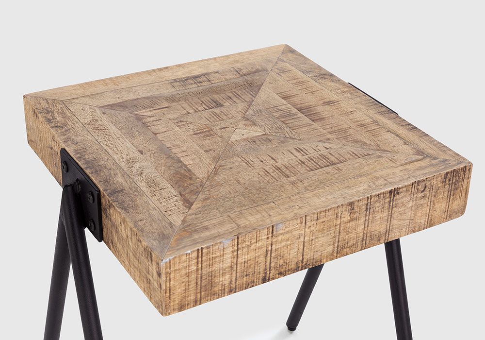 Table de Coin en Bois de Manguier Indra Les Meubles Exotiques Les meubles qu'on aime ! 2