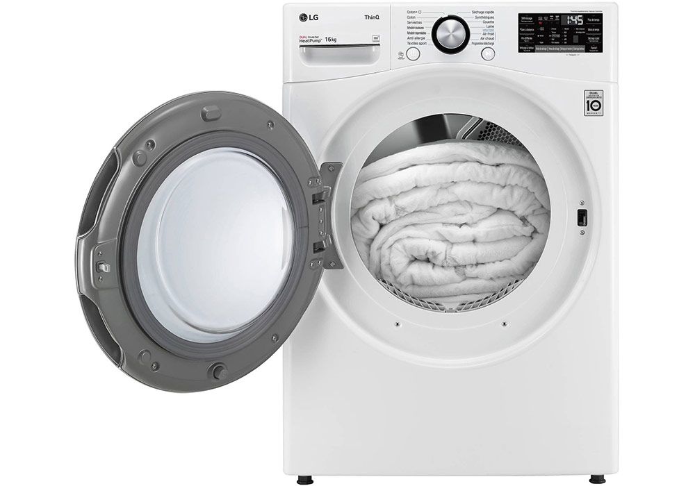 Sèche-Linge Pompe à Chaleur Connectivité Wifi LG (RH6P12WH) L'Électroménager reunion pas cher