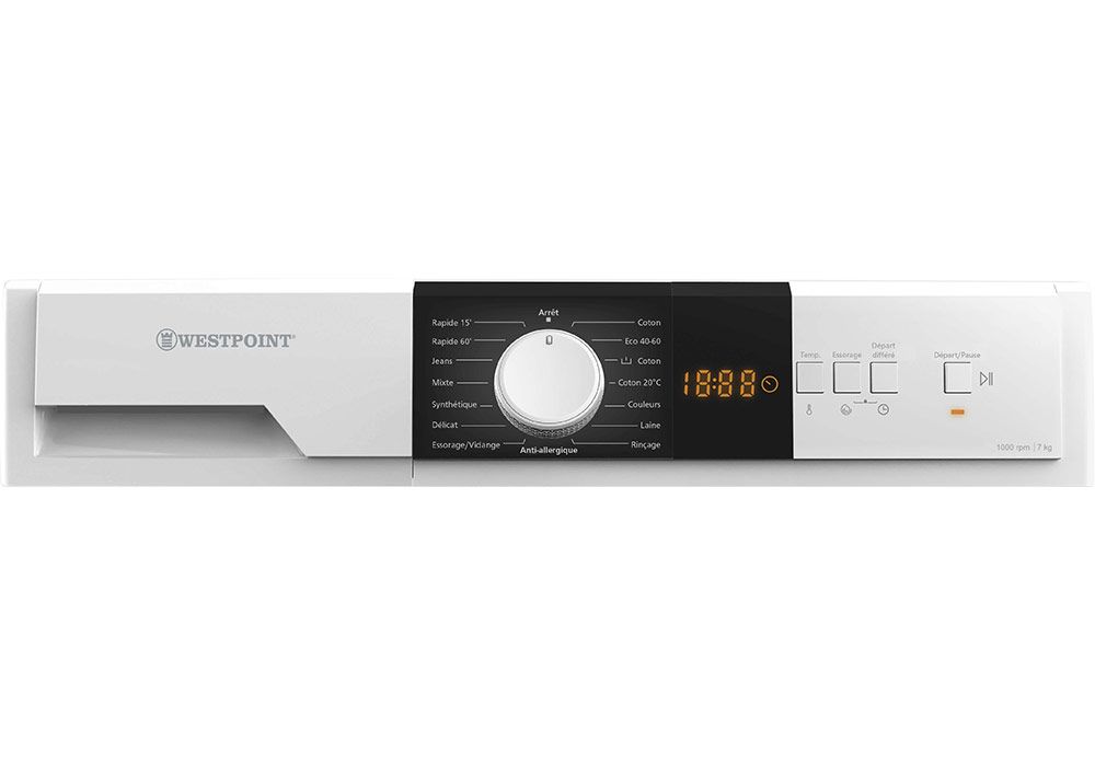 Lave-Linge 7kg Westpoint (WMI710D20) Exclu Kit-M !!! reunion pas cher