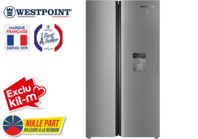 Réfrigérateur Américain 2 Portes Westpoint (WSTW-55F23.EWDI) LES BONNES AFFAIRES reunion pas cher