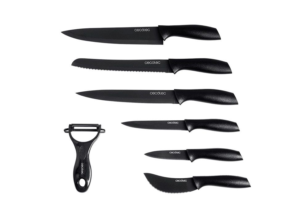 Set 7 Couteaux Titanium Cecotec (01012) Exclu Kit-M !!! reunion pas cher