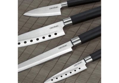 Set 4 Couteaux de Cuisine Santoku Cecotec (01002) Exclu Kit-M !!! reunion pas cher