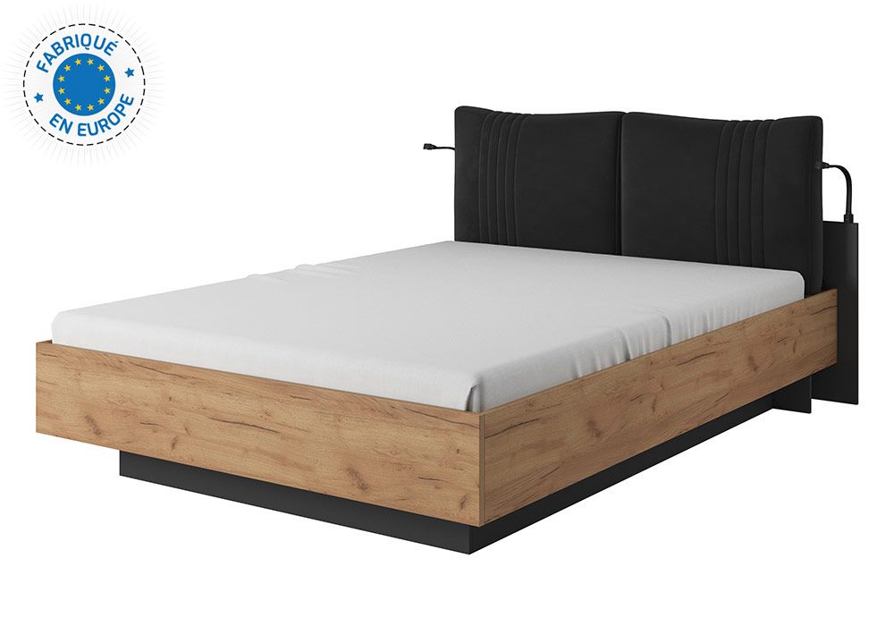 Lit Environnement 160x200cm (Collection Deco) Les Chambres à Coucher reunion pas cher