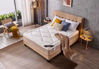 Lit 200x200x33cm Jean-Louis Scherrer BED Gris (HB001) Jean-Louis Scherrer Literie Les meubles qu'on aime !