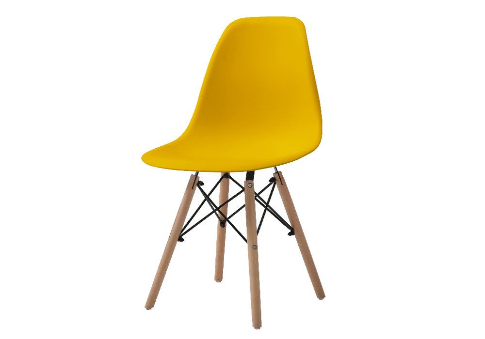 Ensemble Table Rectangulaire avec 4 Chaises Jaunes Tower Les Salles à Manger reunion pas cher