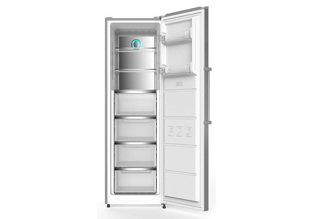 Congélateur Armoire 1 Porte Dark Inox Ocean (ORK270NF) L'Électroménager reunion pas cher
