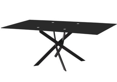 Table à Manger Rectangulaire Vitrée Black Les Salles à Manger Les meubles qu'on aime !