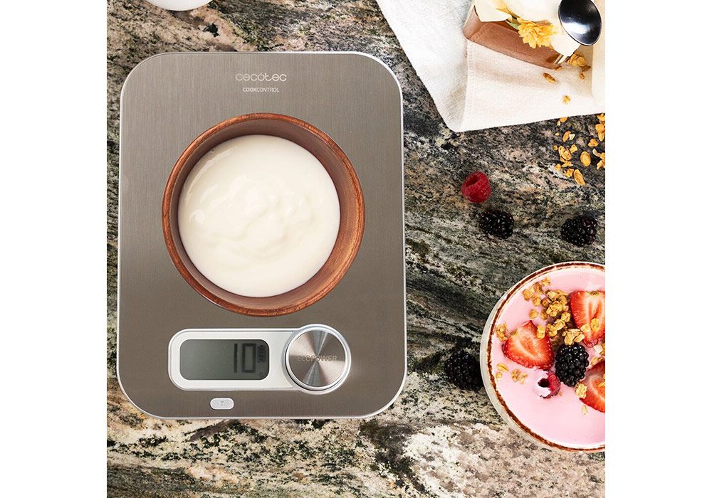 Balance de Cuisine Cookcontrol 10200 Ecopower Inox Cecotec (04143) Exclu Kit-M !!! reunion pas cher
