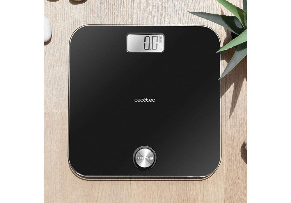 Pèse Personne sans Piles Precision Ecopower 10000 Healthy Black Cecotec (04251) Exclu Kit-M !!! reunion pas cher