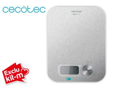 Balance de Cuisine Cookcontrol 10200 Ecopower Inox Cecotec (04143) Exclu Kit-M !!! reunion pas cher