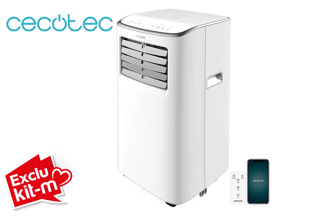 Climatiseur mobile Force Clima 7500 Soundless Connected (08172) Exclu Kit-M !!! reunion pas cher