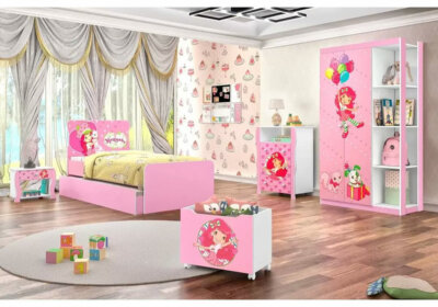 Lit 90x190cm Hugo sans Tiroir (Collection Princesa Rose) Les Chambres d'Enfants reunion pas cher